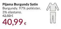 Avon Pijama Burgundy Satin promoção