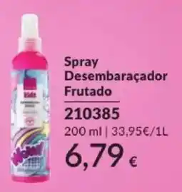 Avon Wow! spray desembaraçador frutado promoção