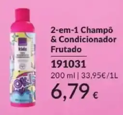 Avon kids 2-em-1 champô & condicionador frutado promoção