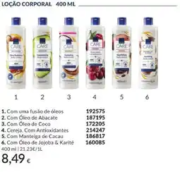 Avon Care loção corporal promoção