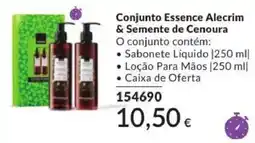 Avon Conjunto Essence Alecrim & Semente de Cenoura promoção