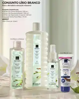 Avon Avon senses conjunto lírio branco promoção