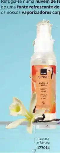 Avon Avon senses vanilla bliss body mist promoção