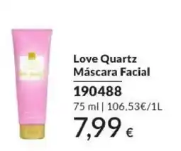 Avon Love Quartz Máscara Facial promoção