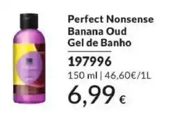 Avon perfect nonsense banana oud gel de banho promoção