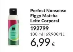 Avon perfect nonsense figgy matcha leite corporal promoção