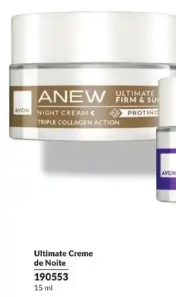 Avon Avon ultimate creme de noite promoção