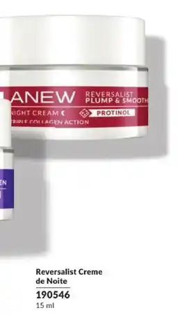 Avon Reversalist creme de noite promoção