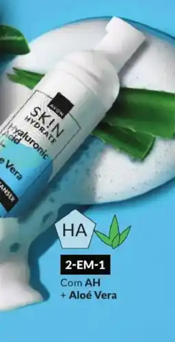 Avon Avon skin hydrate espuma de limpeza + tonico promoção
