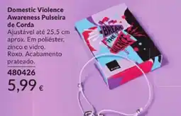 Avon Domestic Violence Awareness Pulseira de Corda promoção