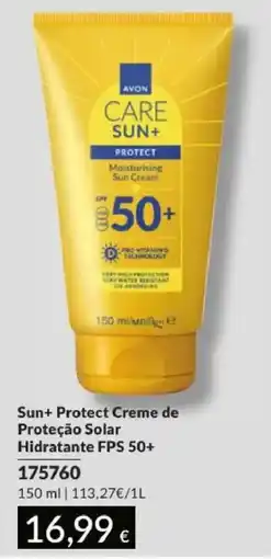 Avon Avon sun+ protect creme de proteção solar hidratante fsp 50+ promoção