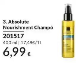 Avon Absolute Nourishment Champô promoção
