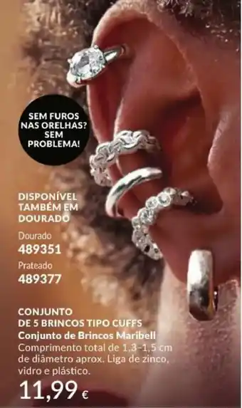 Conjunto de Brincos Maribell