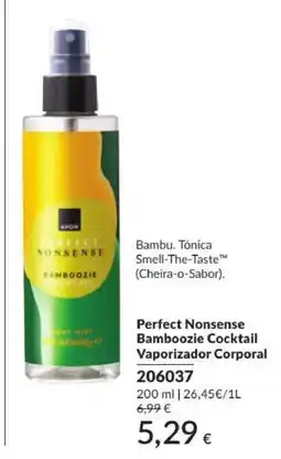 Avon Avon perfect nonsense bamboozie cocktail promoção