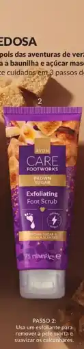 Avon Brown sugar esfoliante para pes promoção