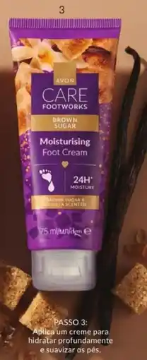 Avon Brown sugar creme idratante para pes promoção