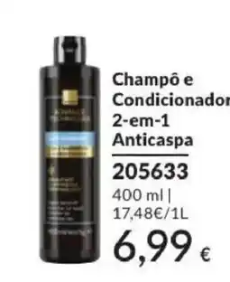 Avon advance techniques champô e condicionador 2-em-1 anticapsa promoção