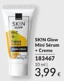 Avon Avon sk!n glow mini sérum + creme promoção