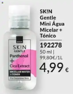 Avon sk!n gentle mini água micelar + tônico promoção