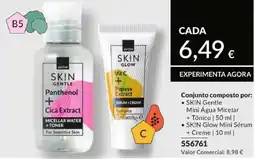 Avon Avon skin gentle mini água micelar + tônico promoção