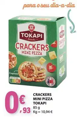 E.Leclerc Crackers mini pizza tokapi promoção