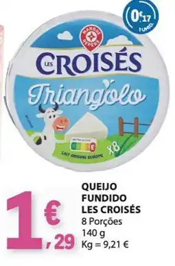 E.Leclerc Queijo fundido les croisés promoção