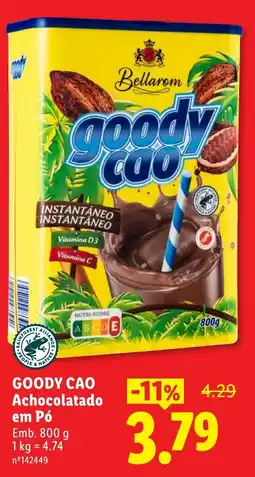 Lidl Goody Cao Achocolatado em Pó promoção