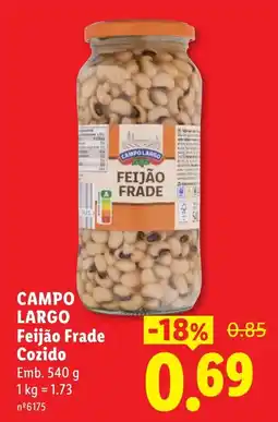 Lidl campo largo feijão frade cozido promoção