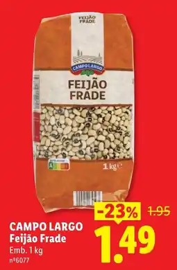 Lidl campo largo feijão frade promoção
