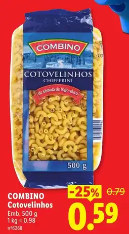 Lidl Combino Cotovelinhos promoção