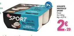 E.Leclerc Sport iogurte proteico coco promoção