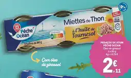 E.Leclerc Pedaços de atum pêche océan promoção