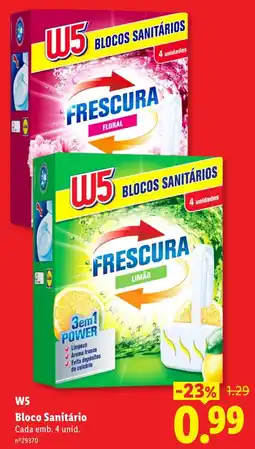 Lidl W5 Bloco Sanitário promoção