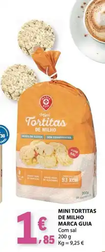 E.Leclerc Mini tortitas de milho marca guia promoção