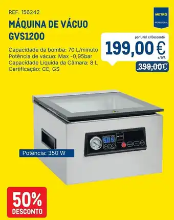 Máquina de vácuo metro
