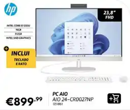 Radio Popular hp pc aio promoção