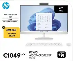 Radio Popular hp pc aio promoção