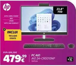 Radio Popular hp pc aio promoção