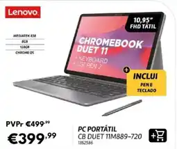 Radio Popular Lenovo chromebook duet 11 promoção