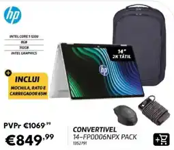 Radio Popular hp convertível 14-fp0006npX pack promoção