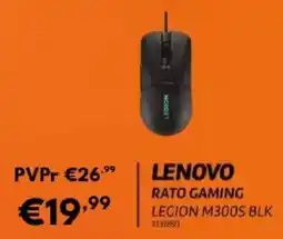 Radio Popular lenovo rato gaming legion m300s blk promoção