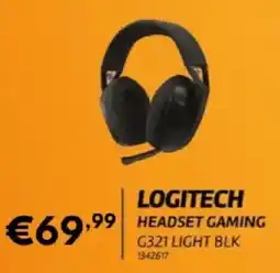 Radio Popular logitech headset gaming g321 light blk promoção