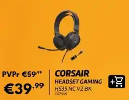 Radio Popular corsair headset gaming hs35 nc v2 bk promoção