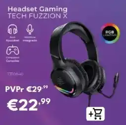 Radio Popular Headset Gaming Tech Fuzzion X promoção