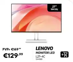 Radio Popular lenovo monitor led l27-4c promoção