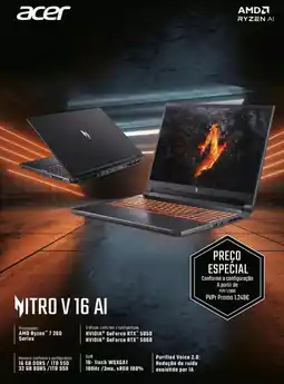 Radio Popular Acer Nitro V 16 AI promoção