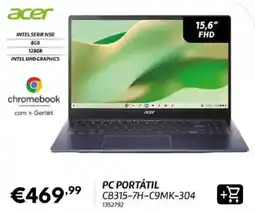Radio Popular Acer pc portátil cb315-7h-c9mk-304 promoção