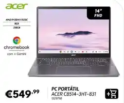Radio Popular Acer pc portátil acer cb514-3ht-831 promoção