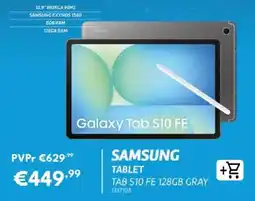Radio Popular samsung tablet tab s10 fe 128gb gray promoção