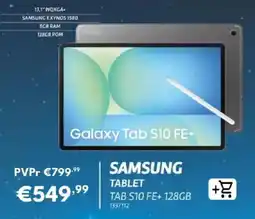 Radio Popular samsung tablet tab s10 fe+ 128gb promoção